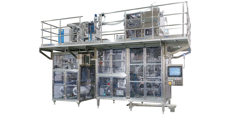 Gas sterilization type Aseptic filling and packaging system